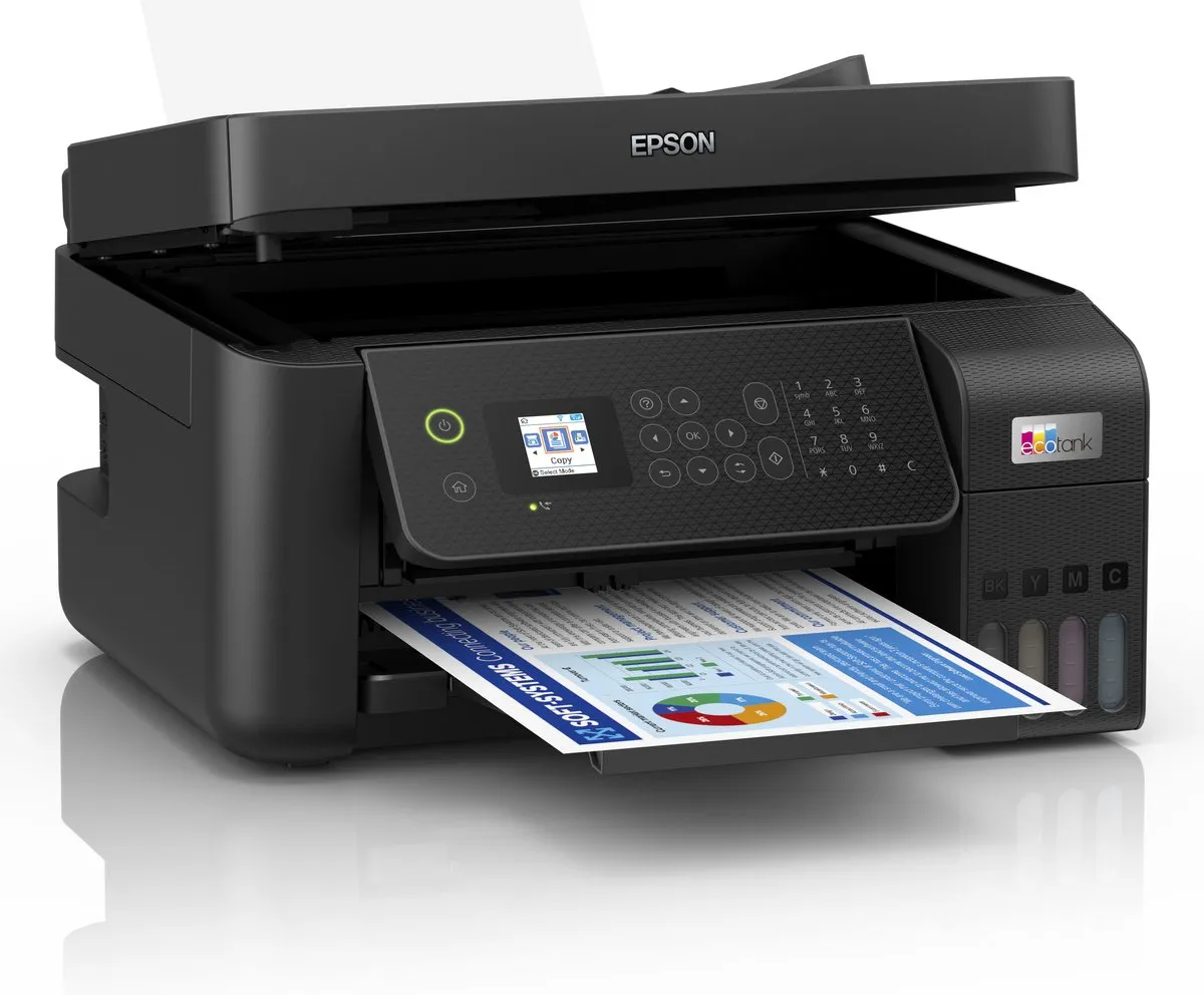 Epson EcoTank ET-4800 A4 Multifunction Printer - 4 Kleuren - 25ppm - Zwart