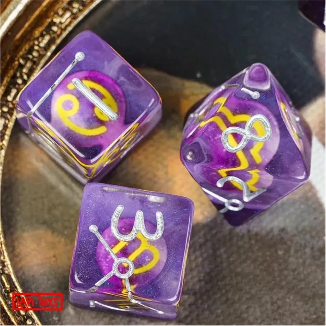 Lapi Toys DnD Polydice Mega Set 12 Stuks - Paars