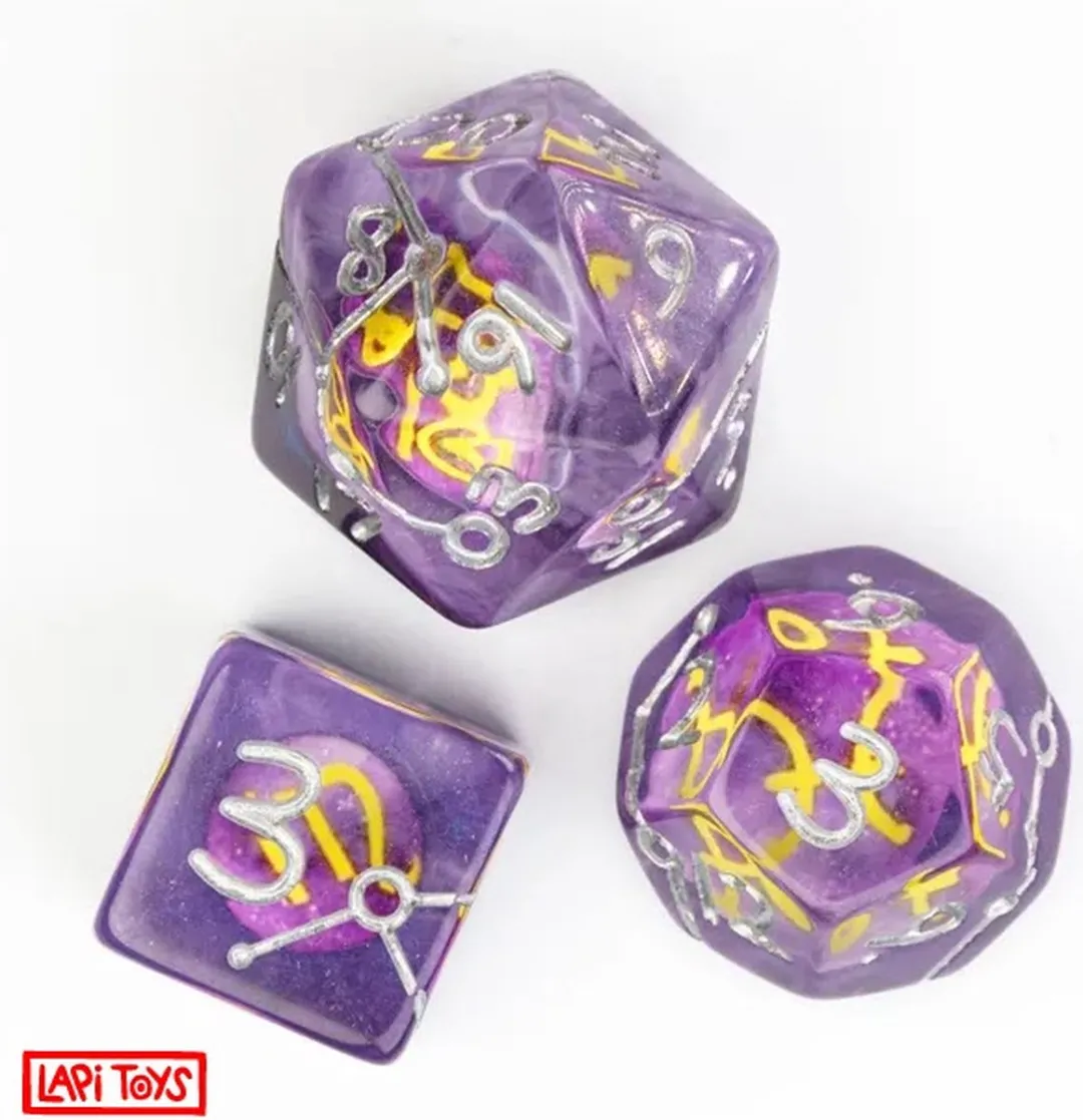Lapi Toys DnD Polydice Mega Set 12 Stuks - Paars