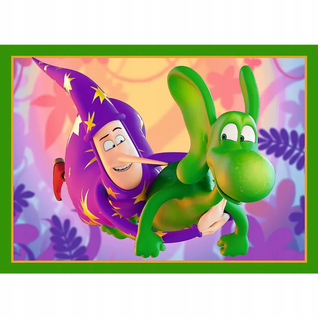 Trefl Diplodok Drakenwereld Puzzels 4-in-1 - 70 Stuks
