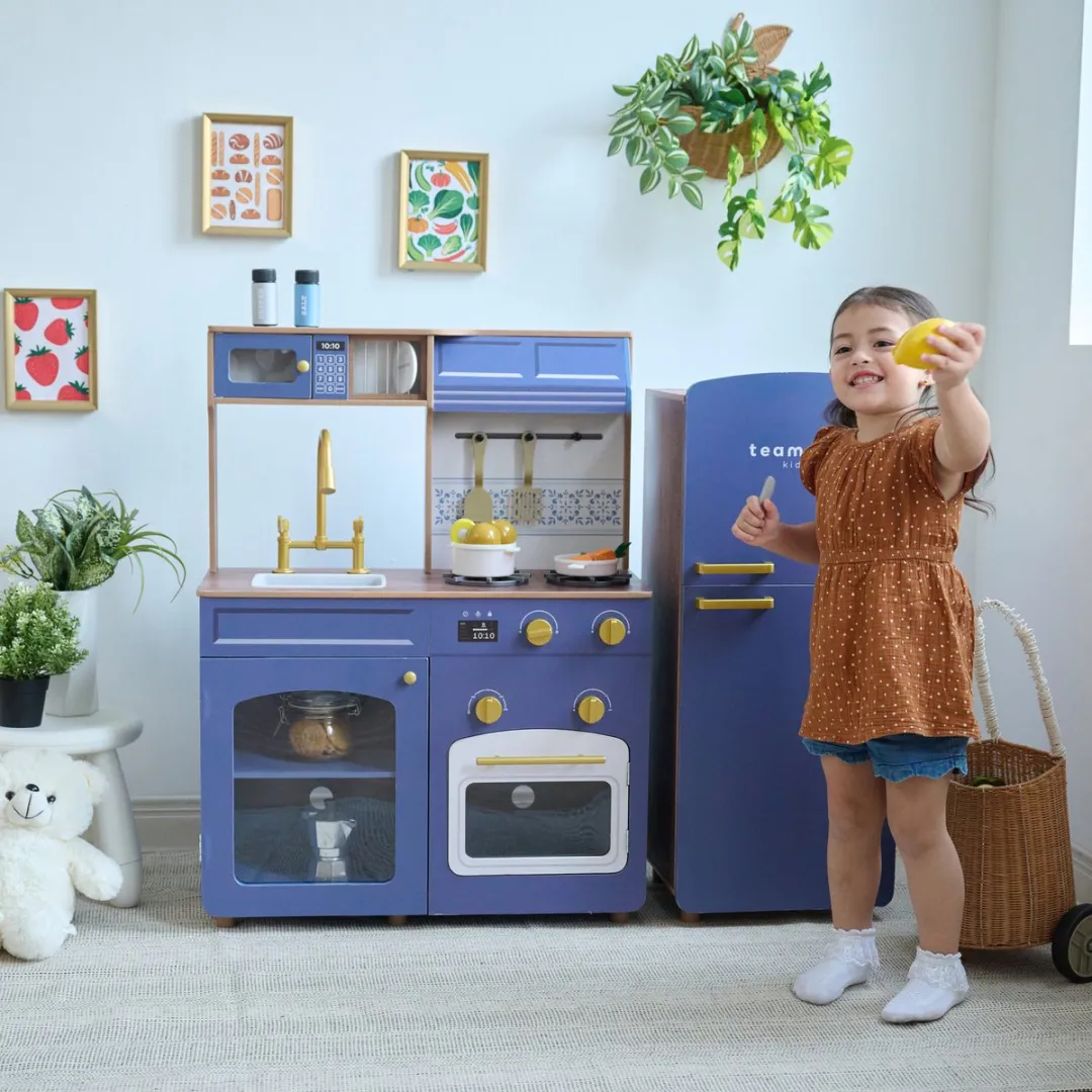 Teamson Kids Normandy Houten Speelkeuken - Blauw