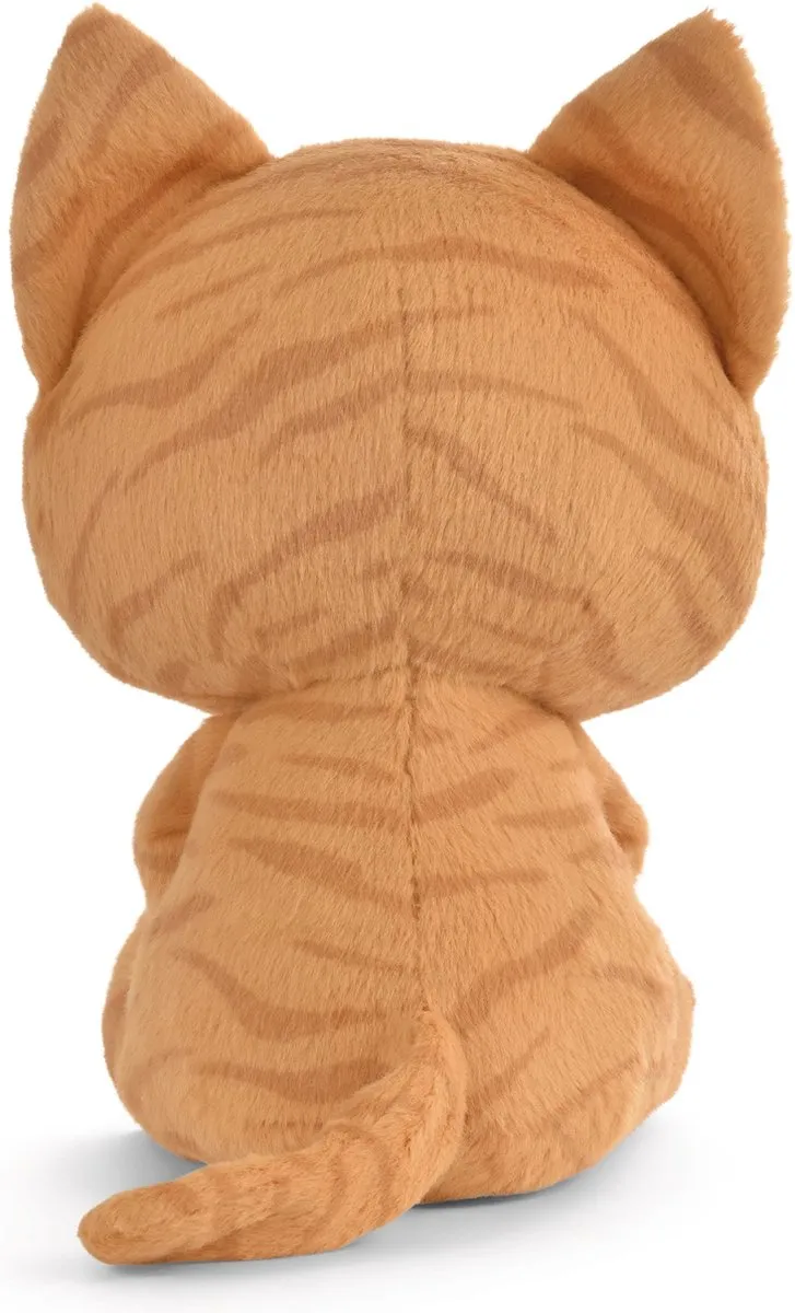 Nici Glubschis Getigerd Pluchen Kat 15cm - Meerkleurig