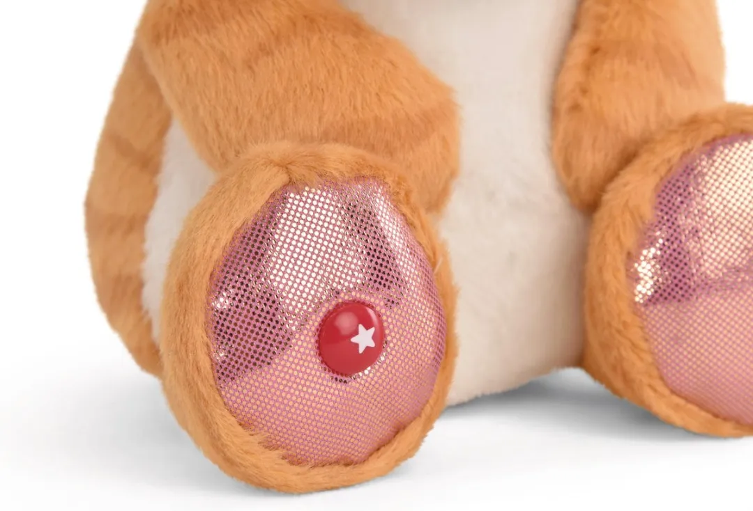 Nici Glubschis Getigerd Pluchen Kat 15cm - Meerkleurig