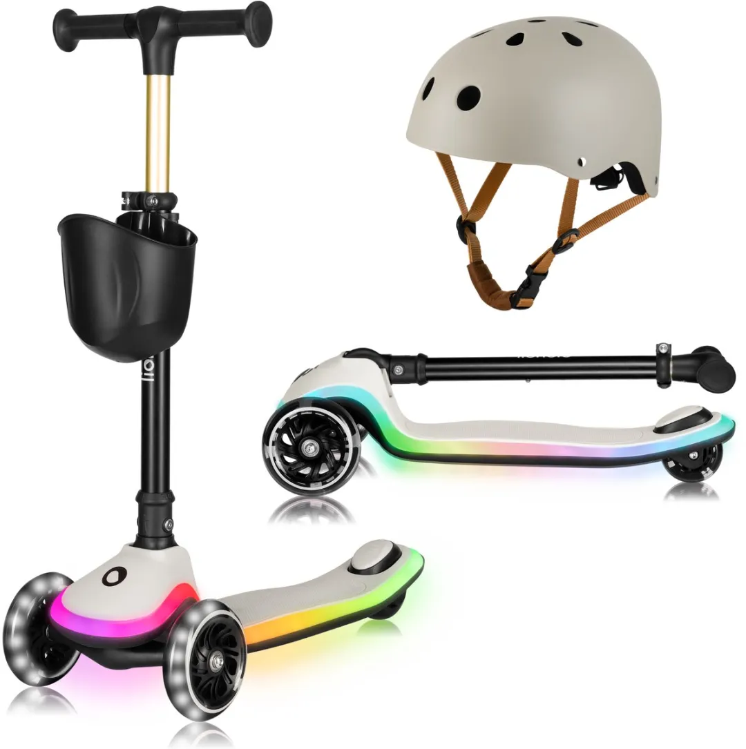 Lionelo Mey Kinderstep + Fietshelm 12 Inch