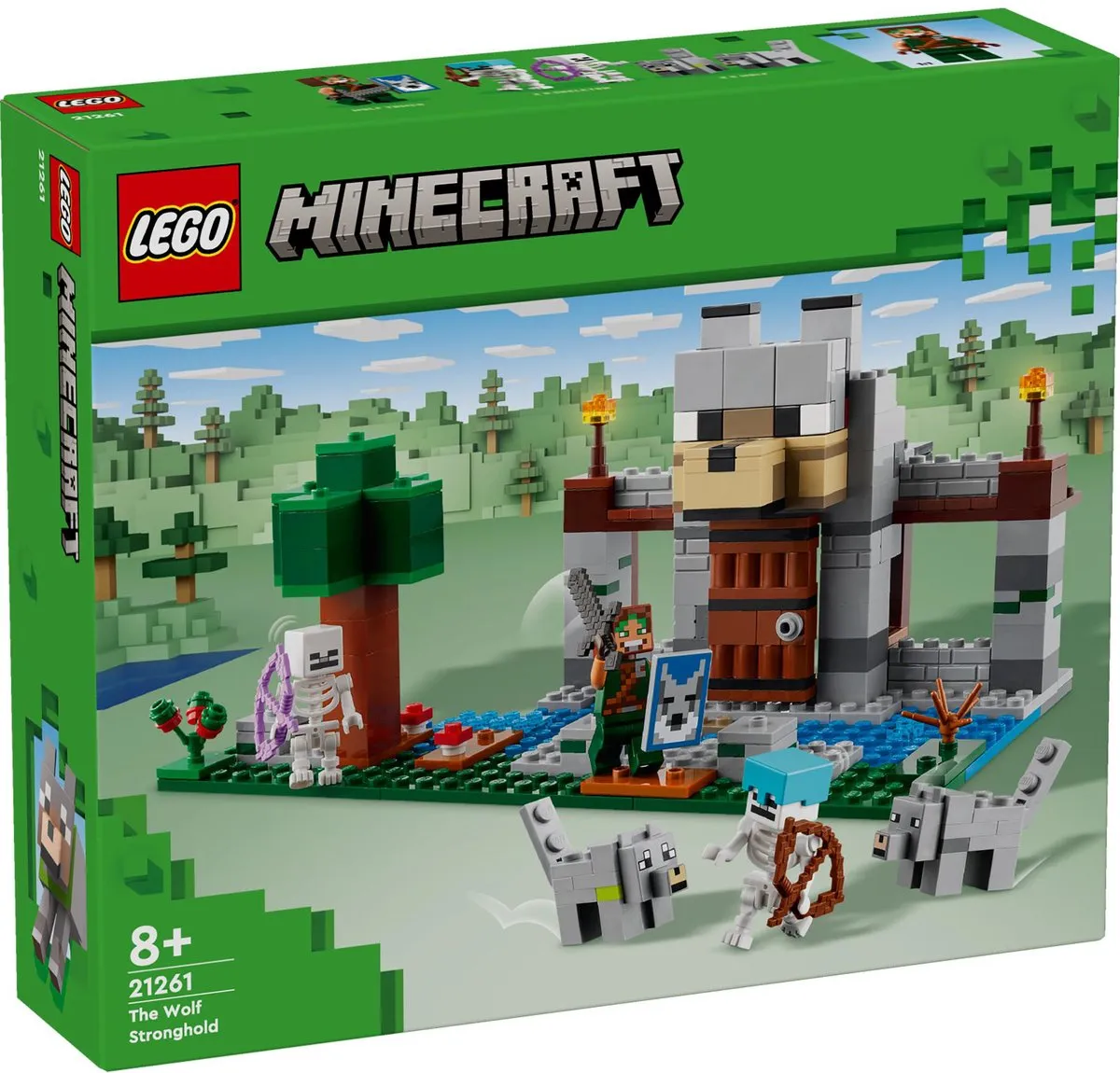 LEGO Minecraft De Wolvenburcht 21261
