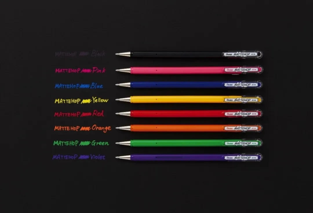 Pentel Mattehop Gelpenset 8-delig - Multicolor
