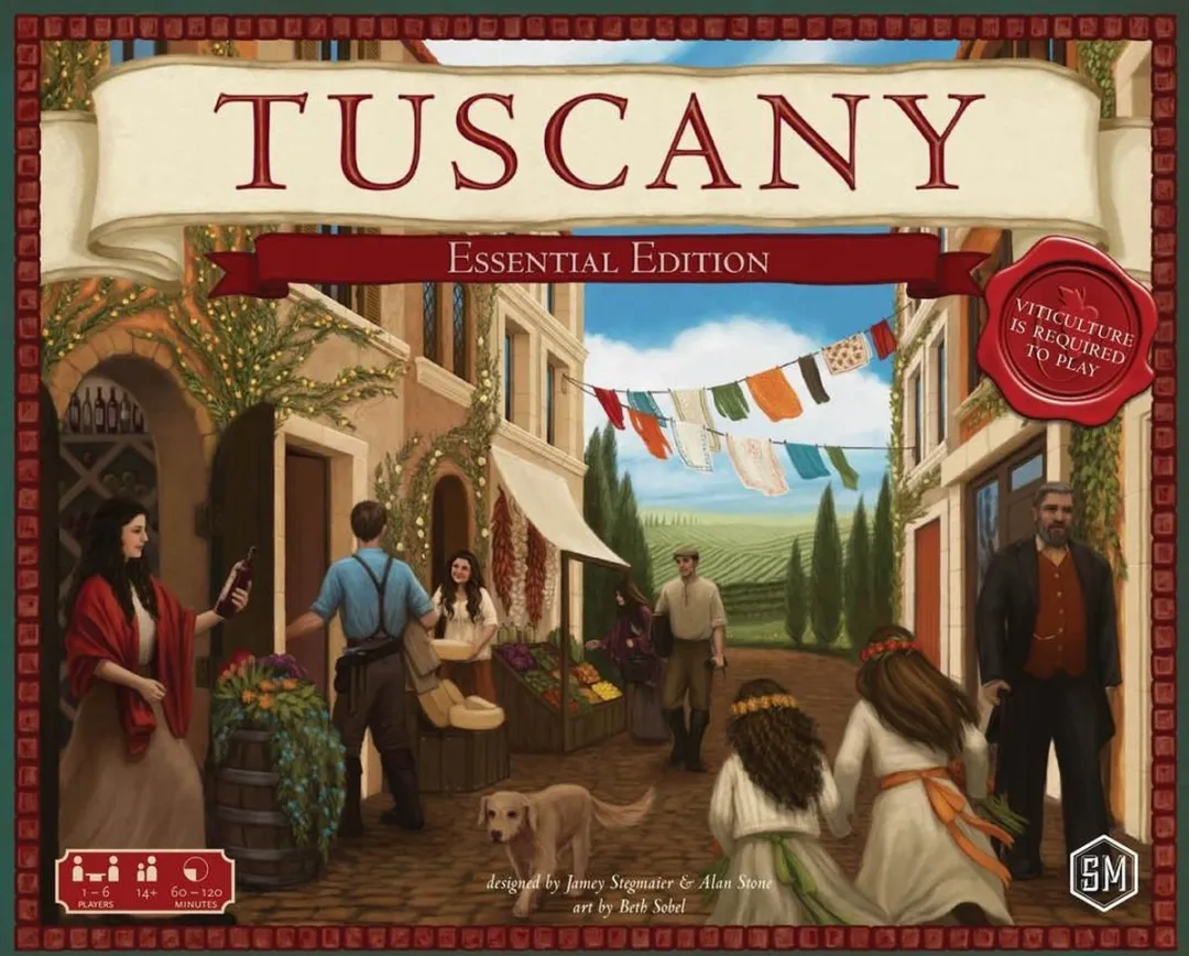 Stonemaier Games Tuscany Essential Edition Viticulture Bordspel