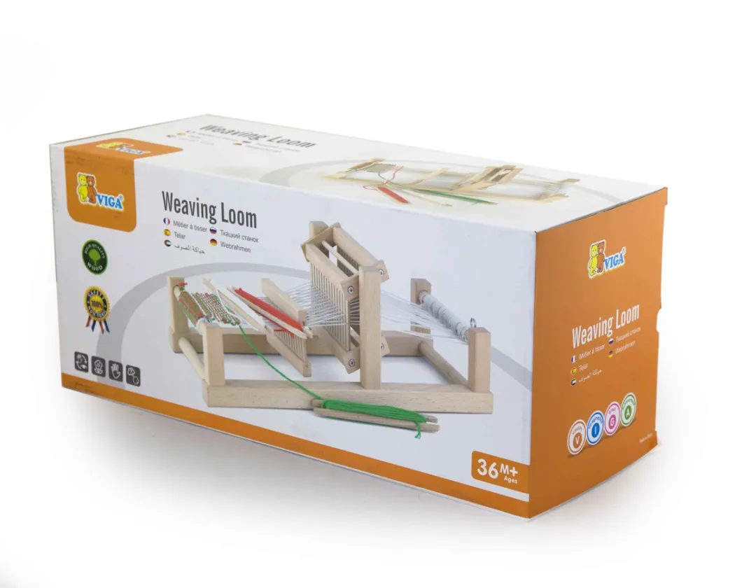 Viga Toys Houten Weefgetouw 38cm