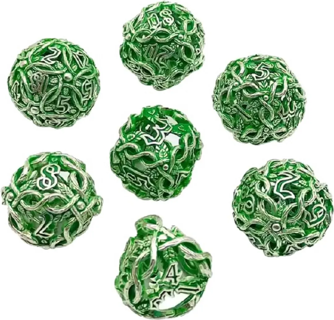 Lapi Toys DnD Polydice Metalen Dobbelstenen