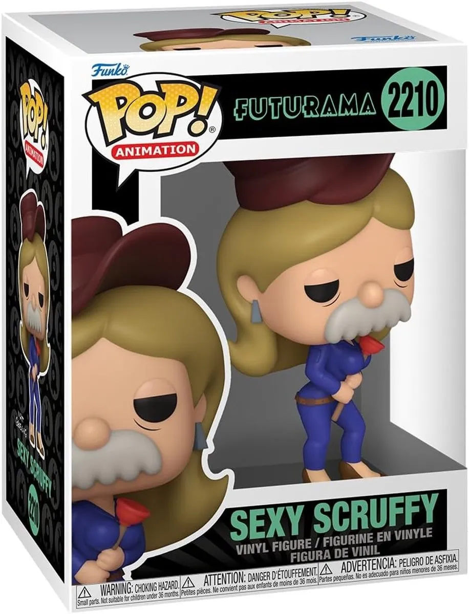 Funko Pop! Futurama Sexy Scruffy - Meerkleurig