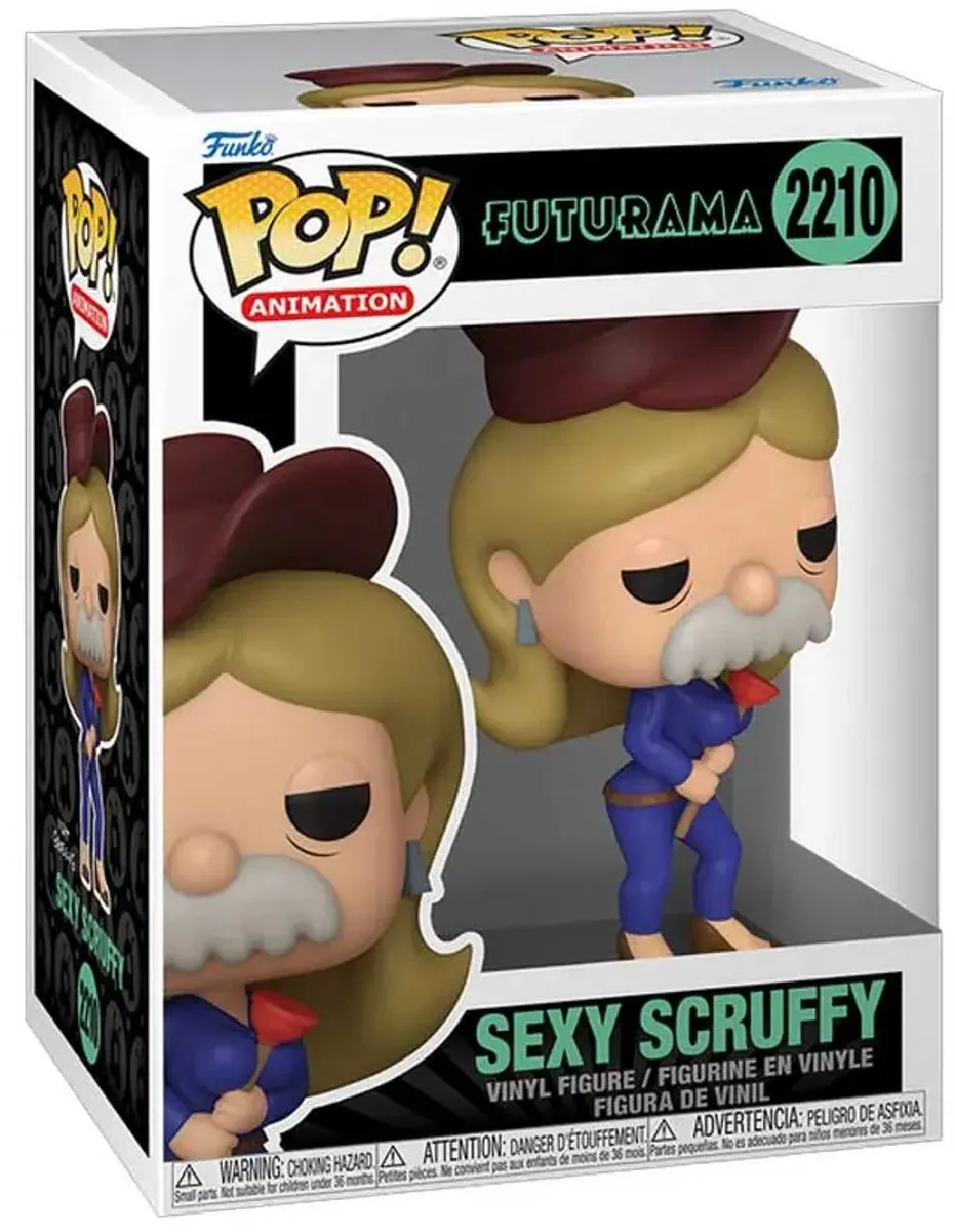 Funko Pop! Futurama Sexy Scruffy - Meerkleurig