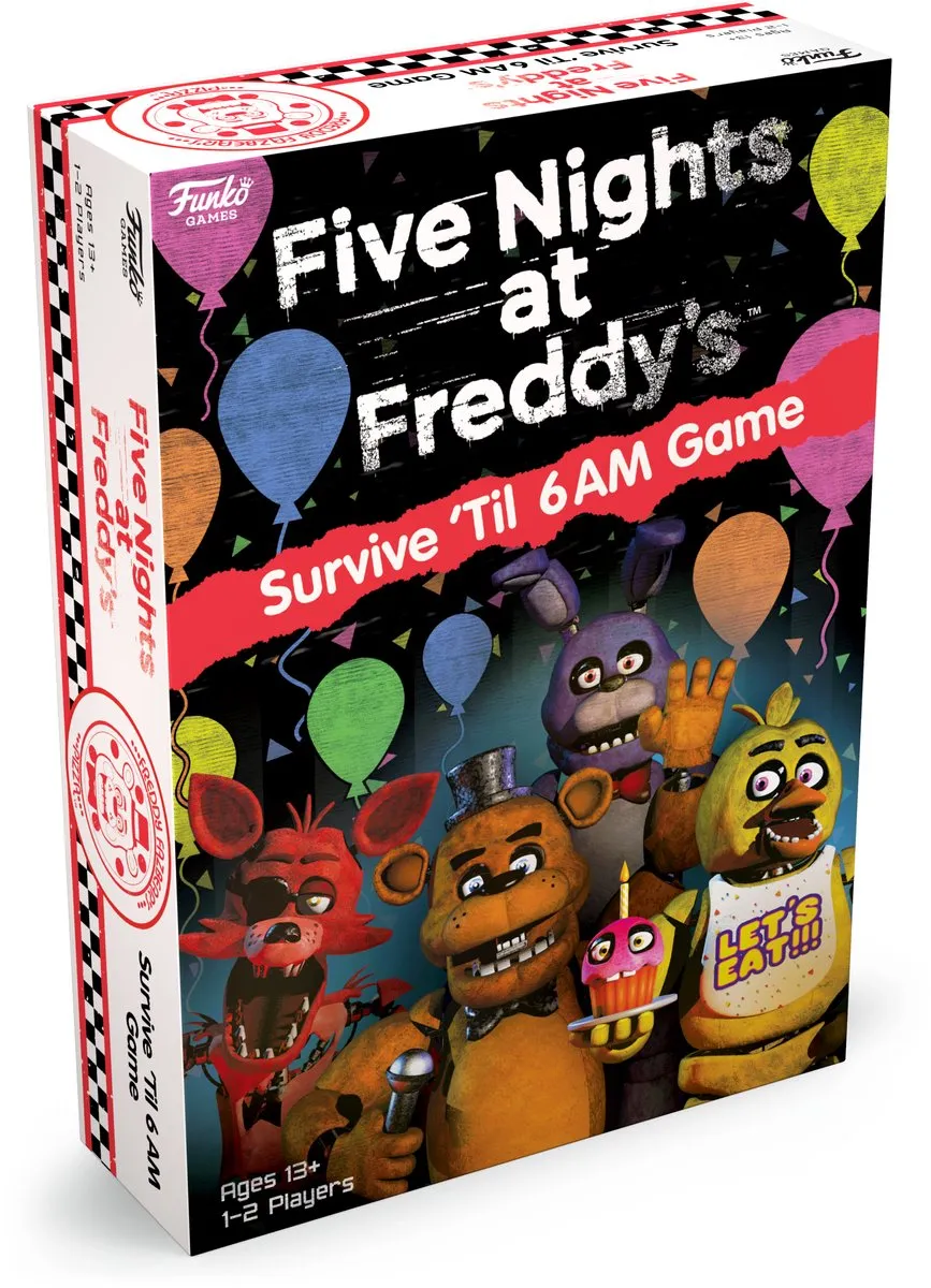 Funko Games Five Nights at Freddy's Survive 'Til 6AM Bordspel