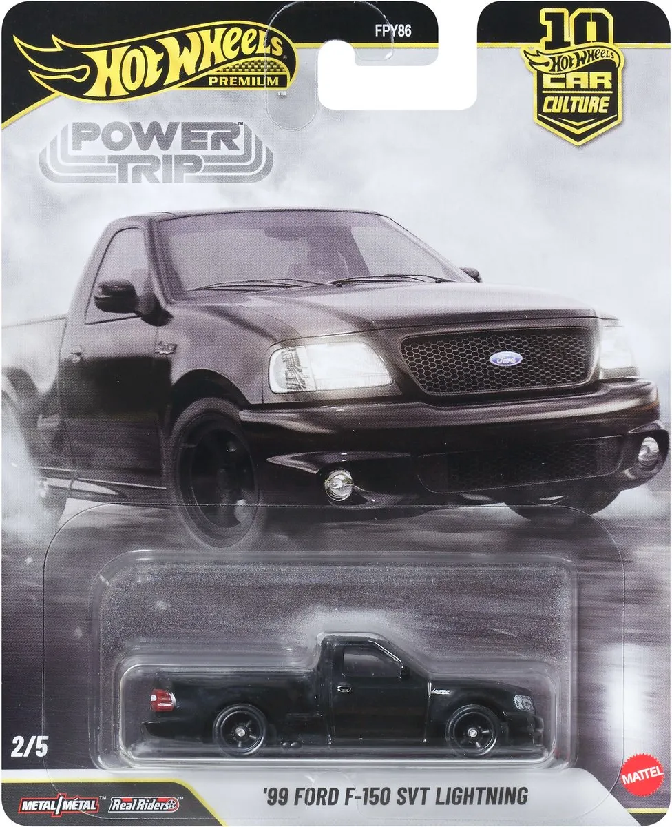 Hot Wheels JKF33 '99 Ford F-150 SVT Lightning Power Trip