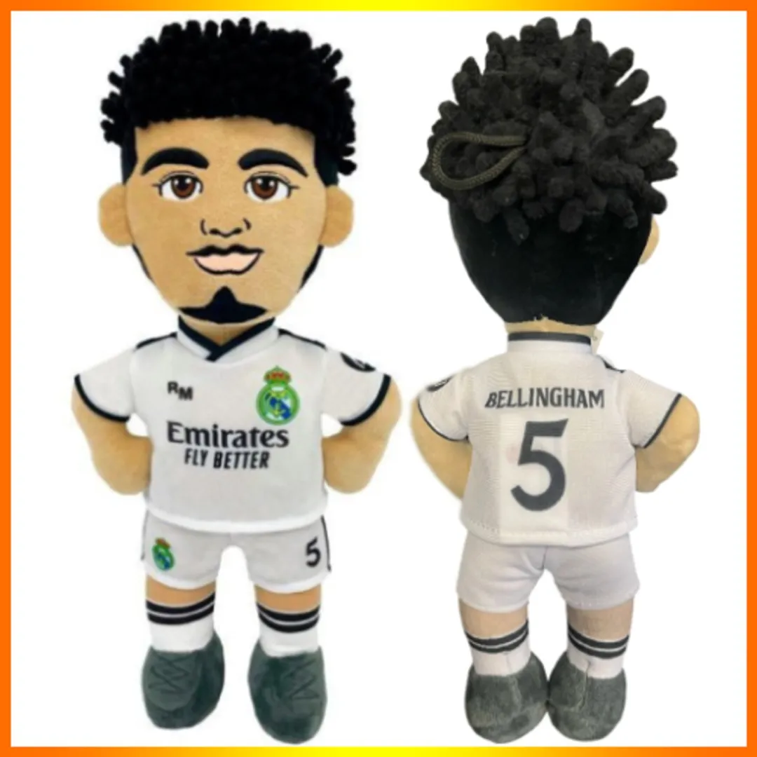 Topknuffels Jude Bellingham Real Madrid Pluche Pop 28cm