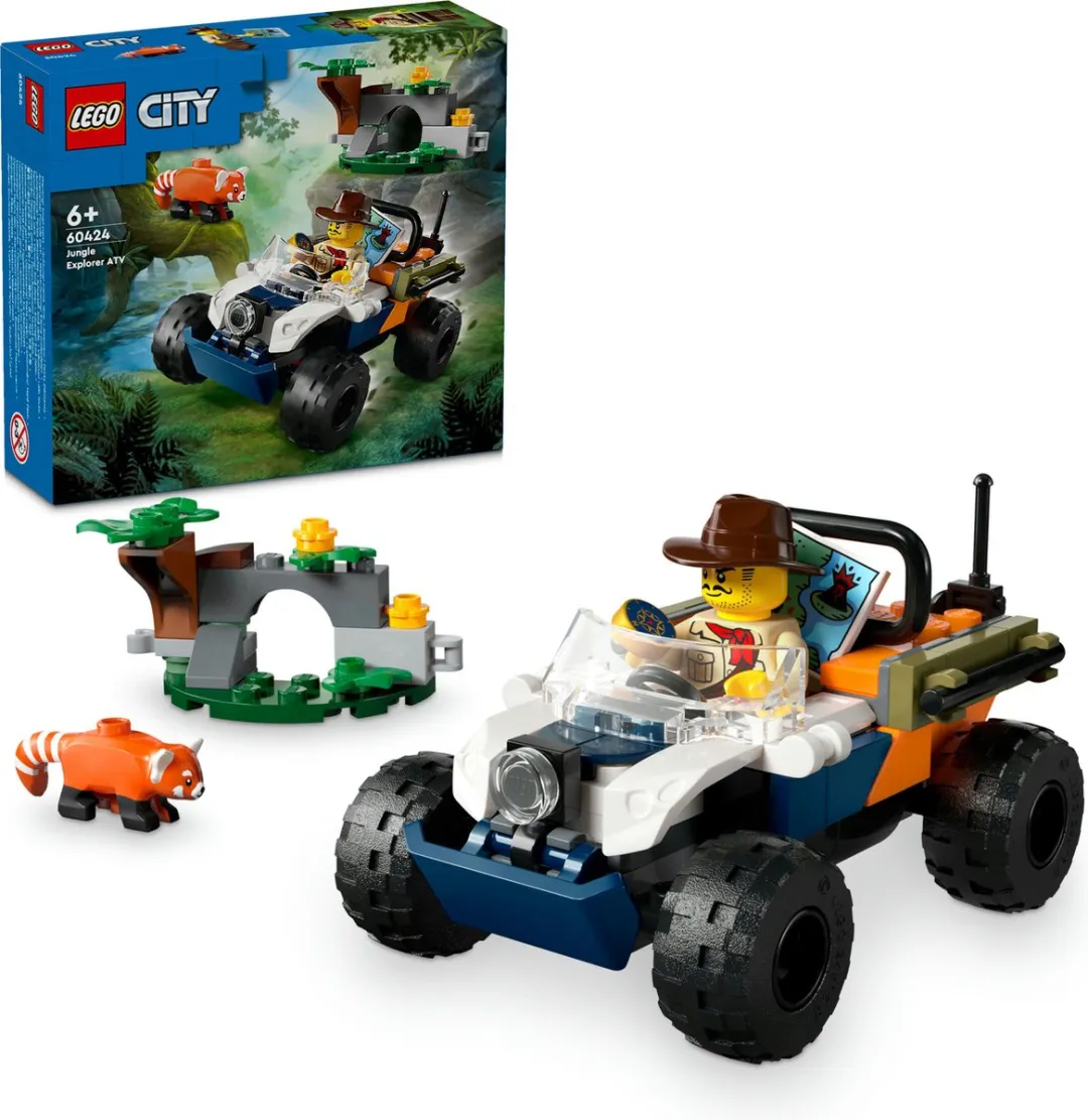LEGO City 60424 Jungleonderzoekers Terreinwagen - 92 Stukken - afbeelding 4 van 6