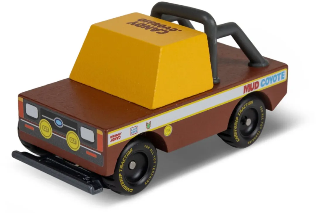 Candylab Toys Candycar Toons Houten Auto Mud Coyote Brown 3+