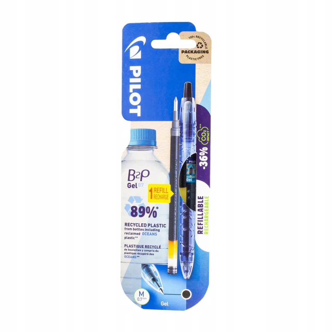 Pilot B2P Gelpen Set 0,7mm