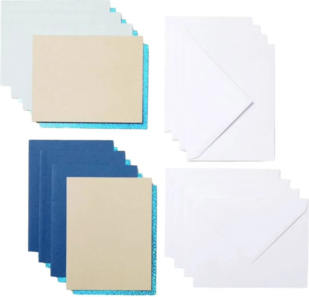 Cricut Joy Cutaway Cards Kaartenset - 8 Stuks - 4 Kleuren
