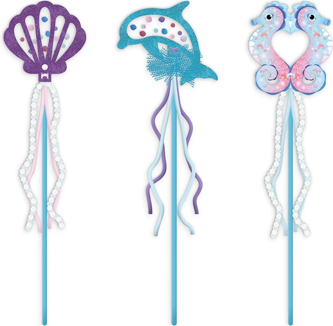 Janod Magic Ocean Knutselset - 3 Toverstokken Zeemeermin Multikleur
