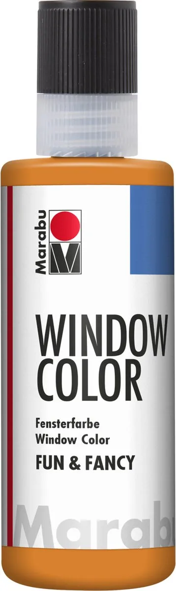 Marabu Sticker- en Glasverf Oranje 80ml