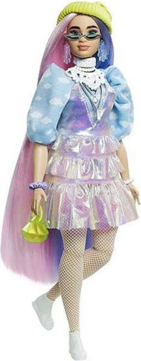 Barbie Fashionistas Extra Neon Green Ma - afbeelding 6 van 6