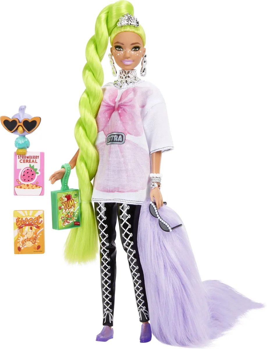 Barbie Fashionistas Extra Neon Green Ma