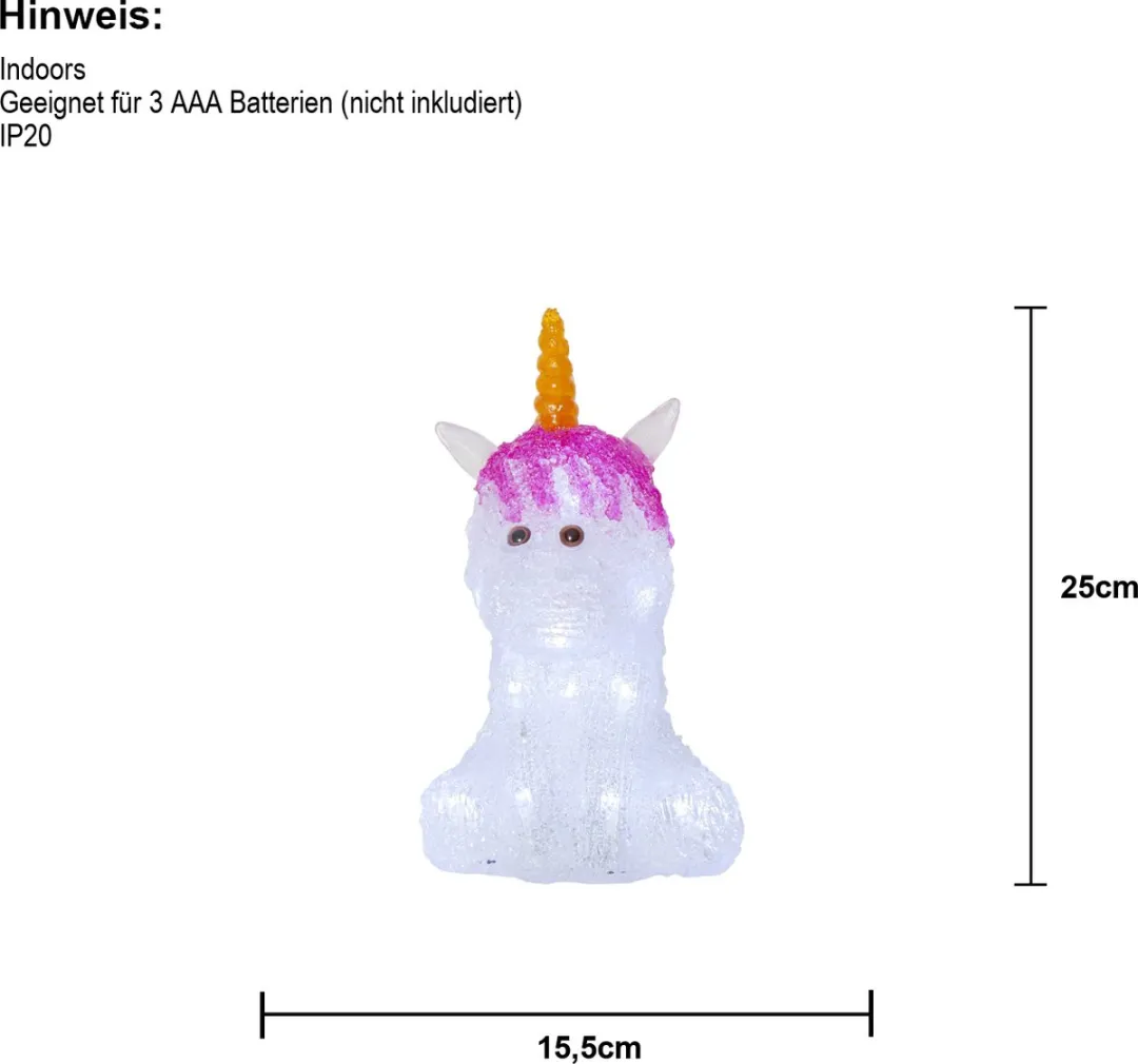 Star Trading Lichtdecoratie Figuur Wit 20 LED