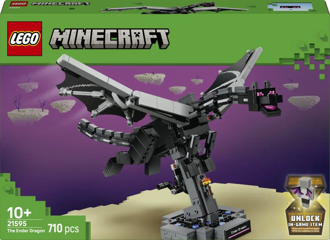 LEGO Minecraft De Enderdraak Bouwspeelgoed 710 Stuks - Meerkleurig