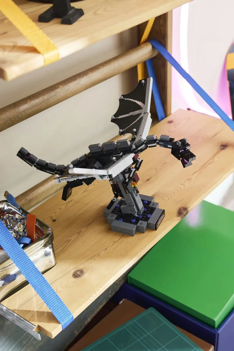 LEGO Minecraft De Enderdraak Bouwspeelgoed 710 Stuks - Meerkleurig - afbeelding 6 van 6