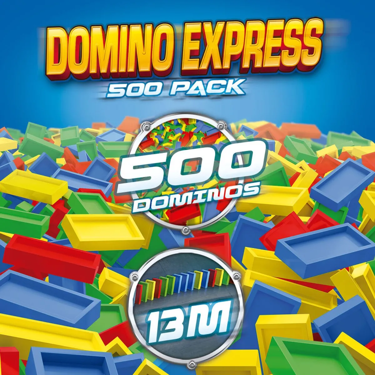 Goliath Domino Express - 500 Stenen Multicolor - afbeelding 6 van 6