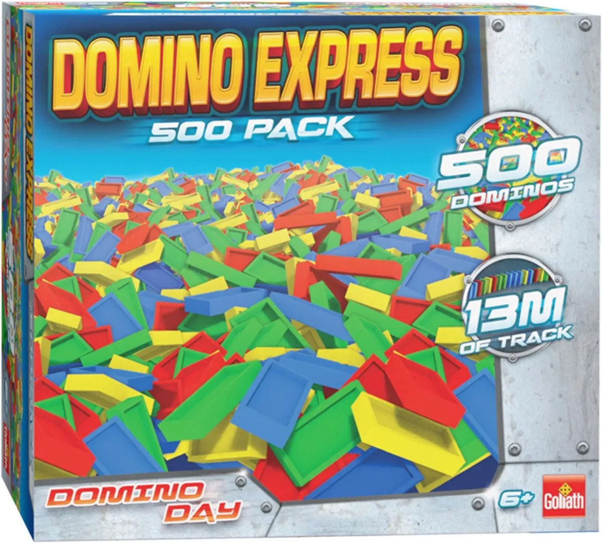 Goliath Domino Express - 500 Stenen Multicolor - afbeelding 2 van 6