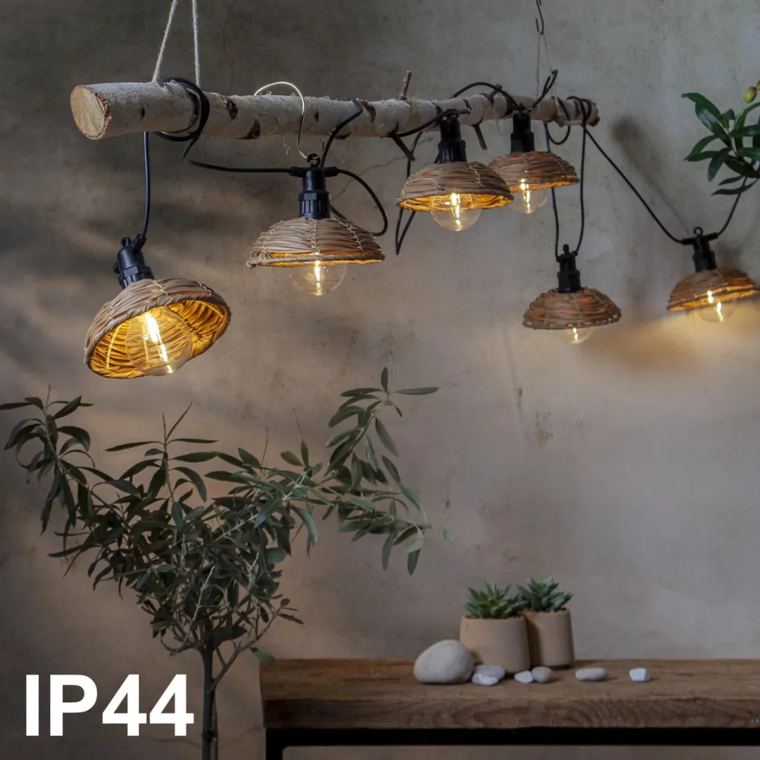 Star Trading LED Lichtketting Cesta Light - Zwart