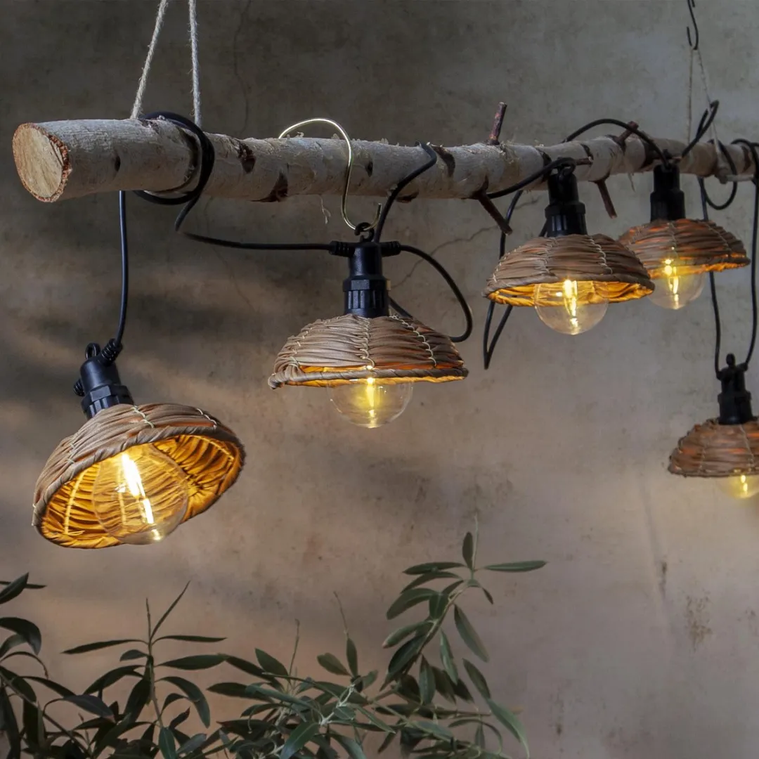 Star Trading LED Lichtketting Cesta Light - Zwart