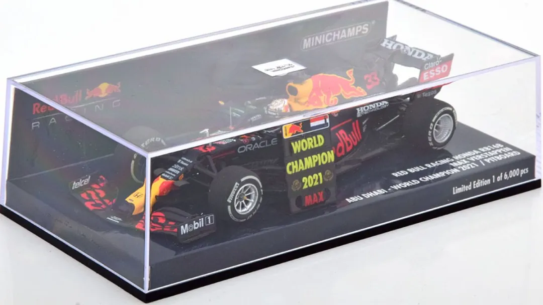 Red Bull Racing Honda RB16B #33 Minichamps - 1:43 - Blauw - afbeelding 6 van 6