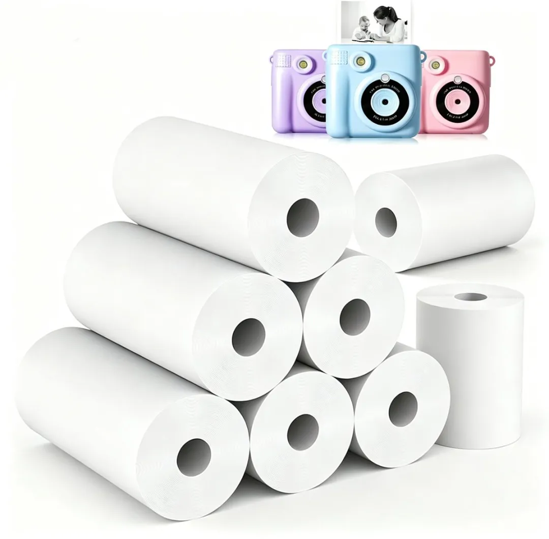 ECTEATOY Vervangend Thermisch Papier 8 Stuks - 57x25mm