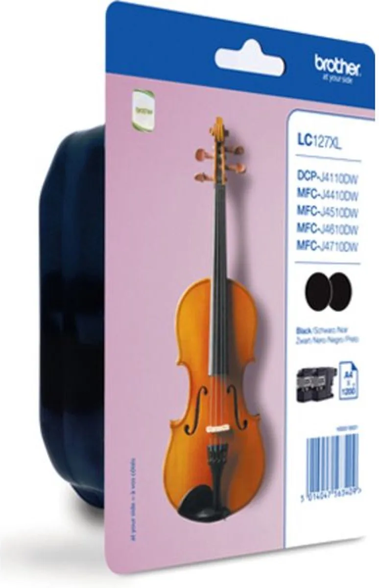 Brother LC-127XL Inktcartridge Zwart - 2-pack