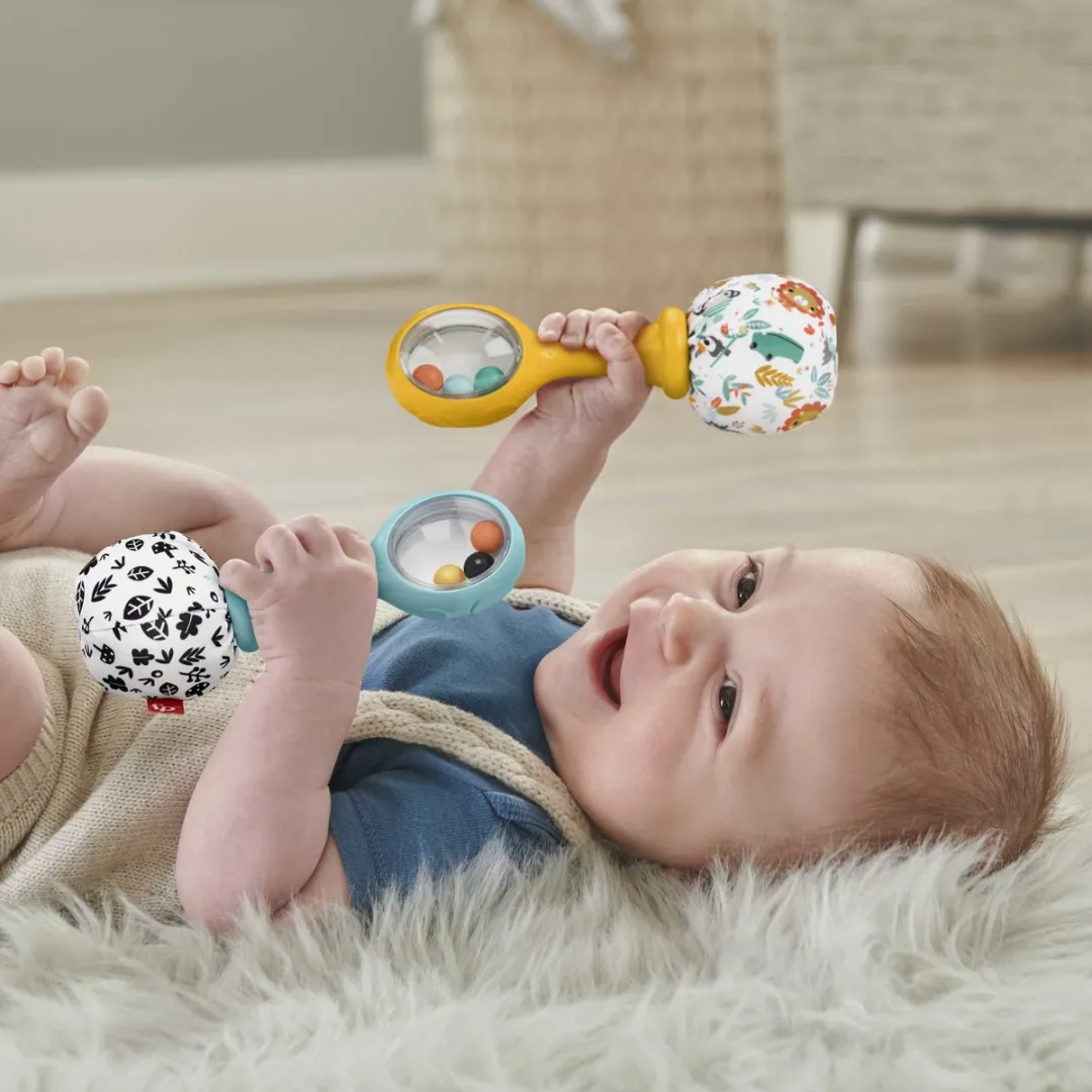Fisher-Price Schud en Rammel Sambaballen - Rammelaar - Multicolor