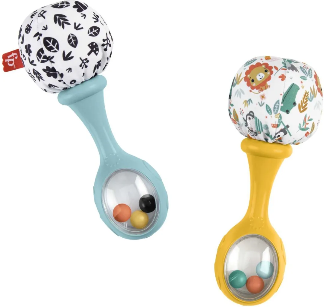 Fisher-Price Schud en Rammel Sambaballen - Rammelaar - Multicolor