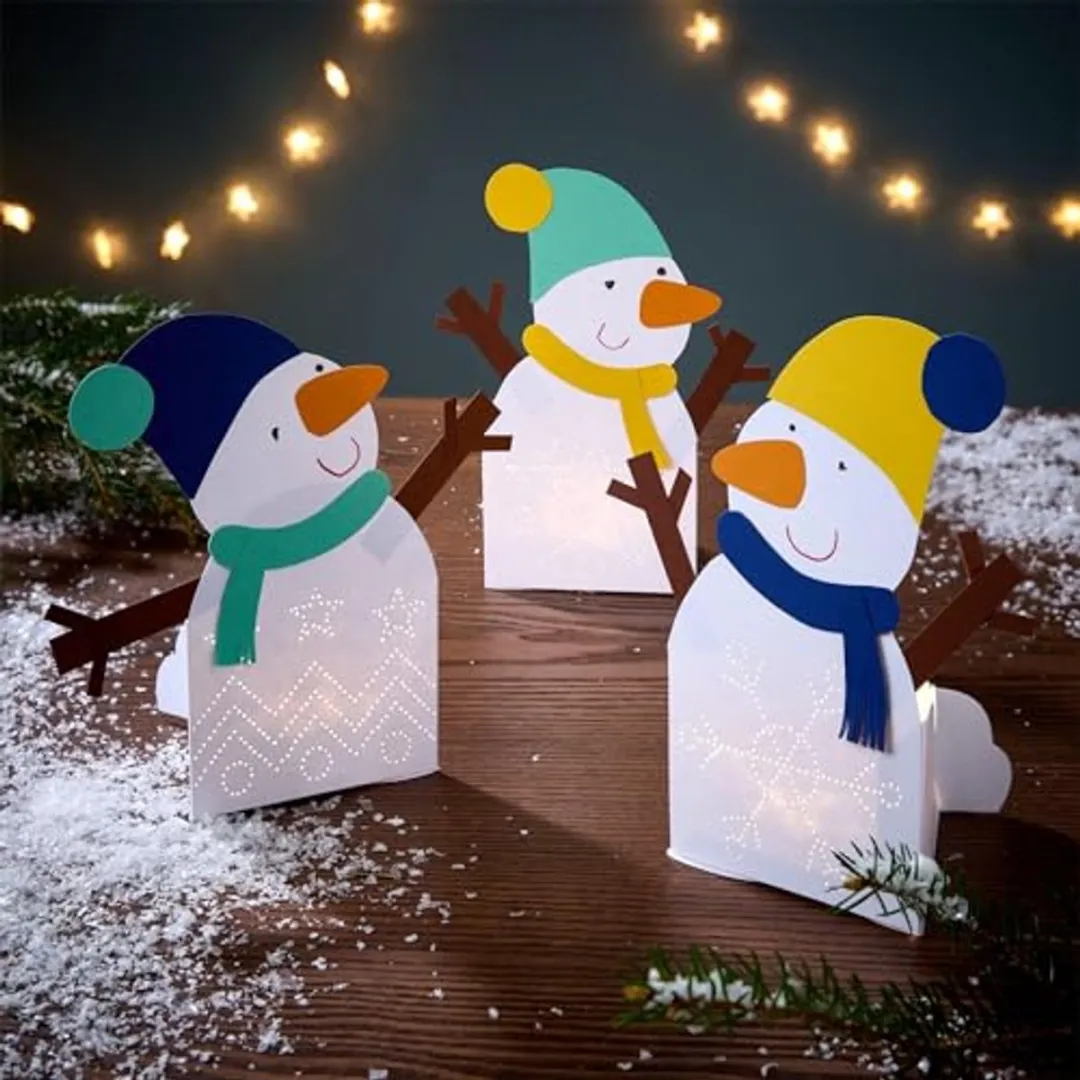 Haba Knutselpakket Prikvilt Sneeuwmannen - 3+ Meerkleurig