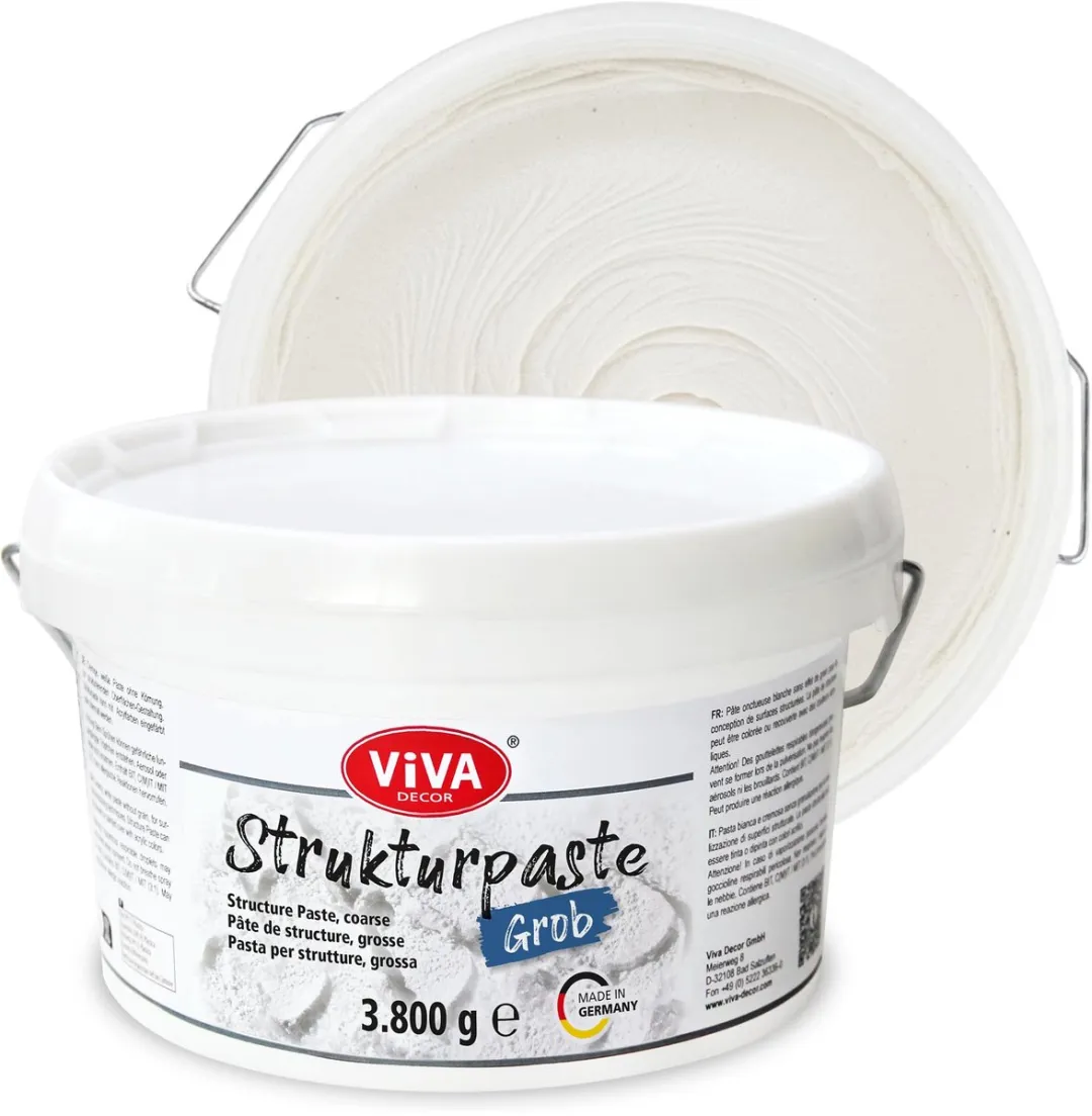 Viva Decor Strukturpaste Grob 3,8kg Wit