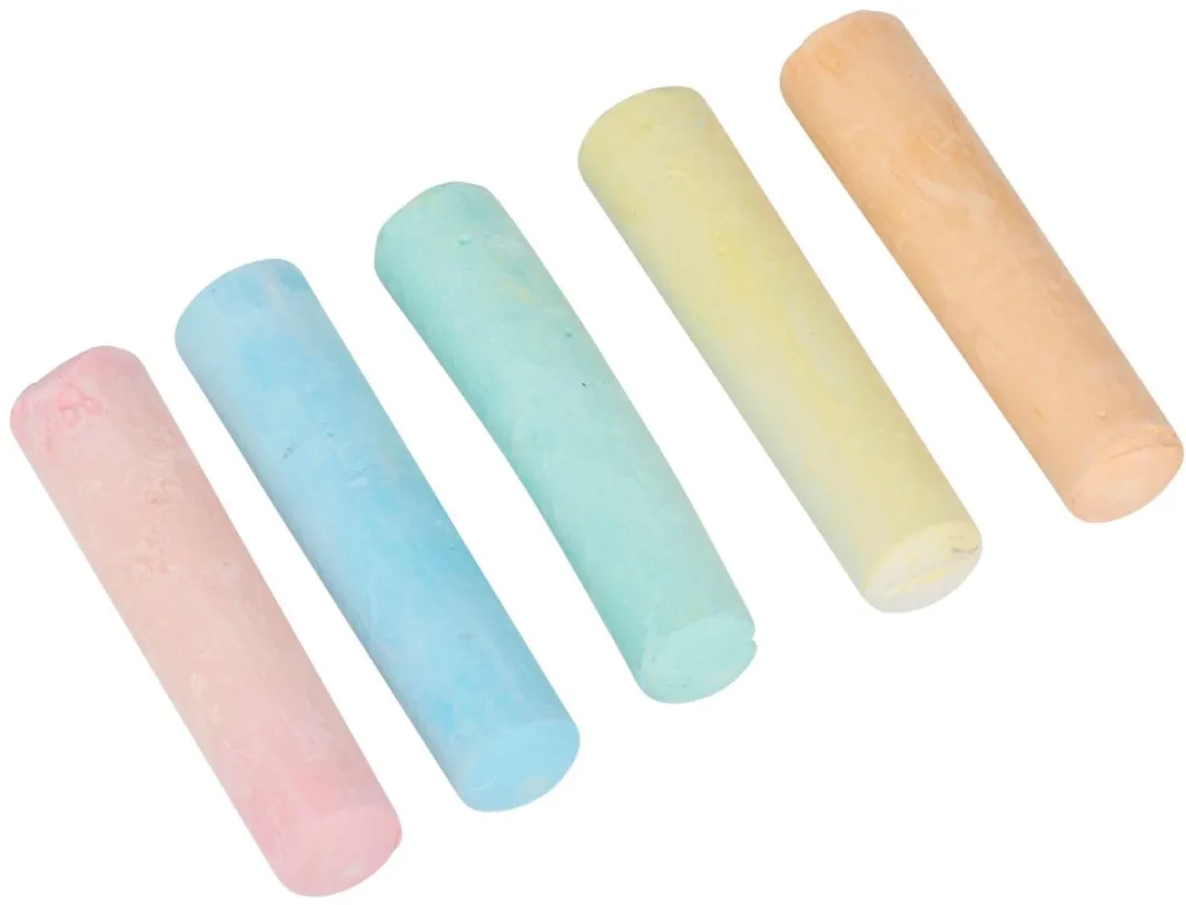 Eddy Toys Stoepkrijt 24 Stuks 30025 - Assorti Kleuren