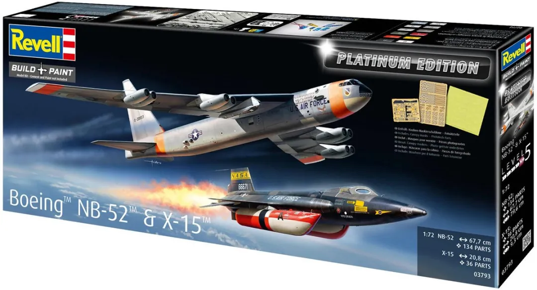 Revell 03793 Boeing NB-52 & X-15 Combo Set 1:72
