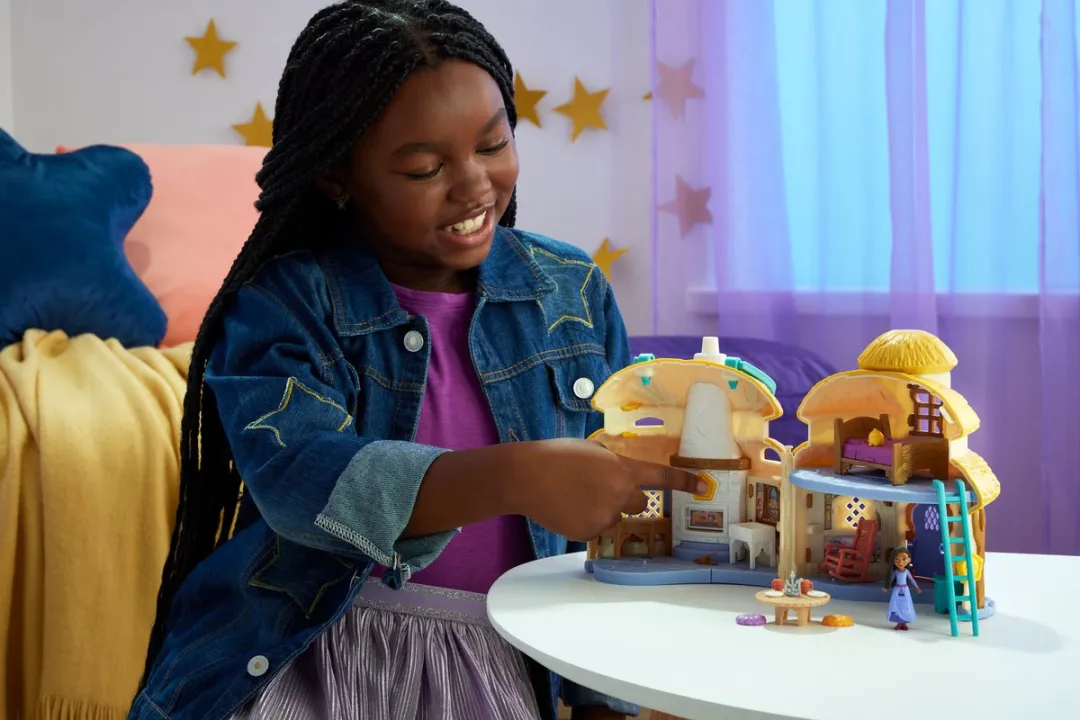 Disney Wish Asha van Rosas Dorpshuis Speelfigurenset - Meerkleurig
