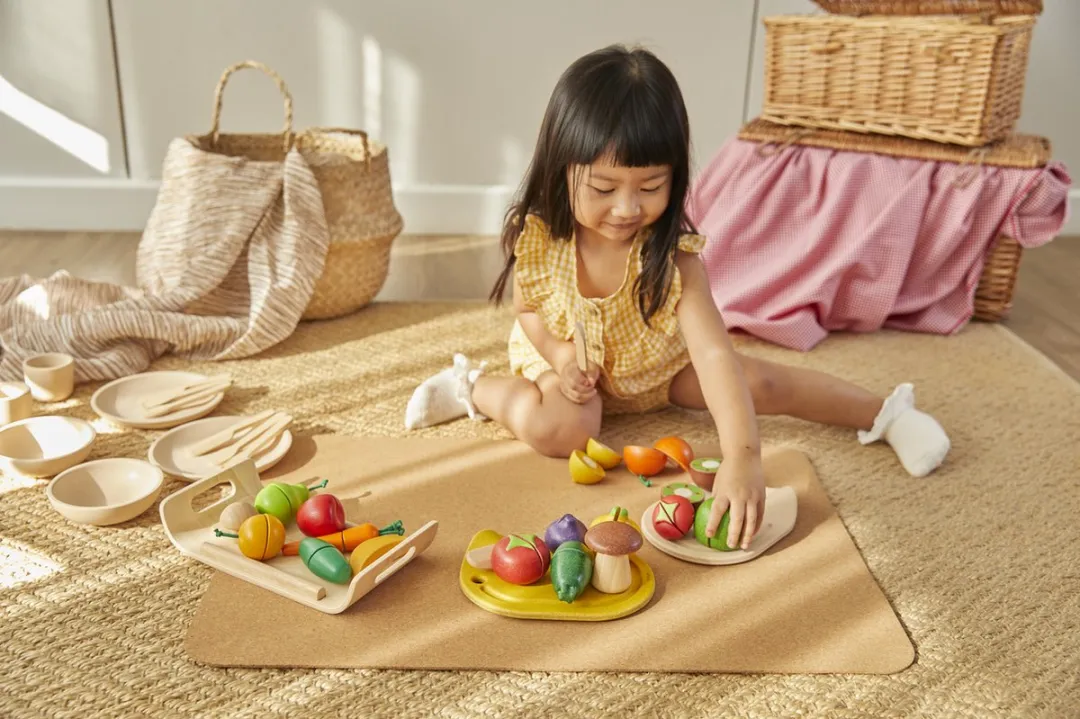Plantoys Houten Keukenaccessoires Assorted Fruit & Groente