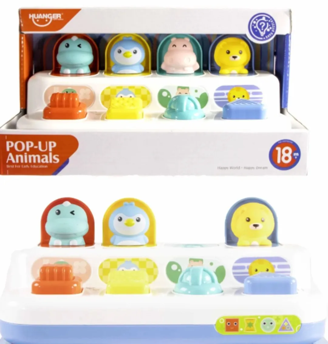 Jonotoys Baby Pop Up Dieren Speelgoed