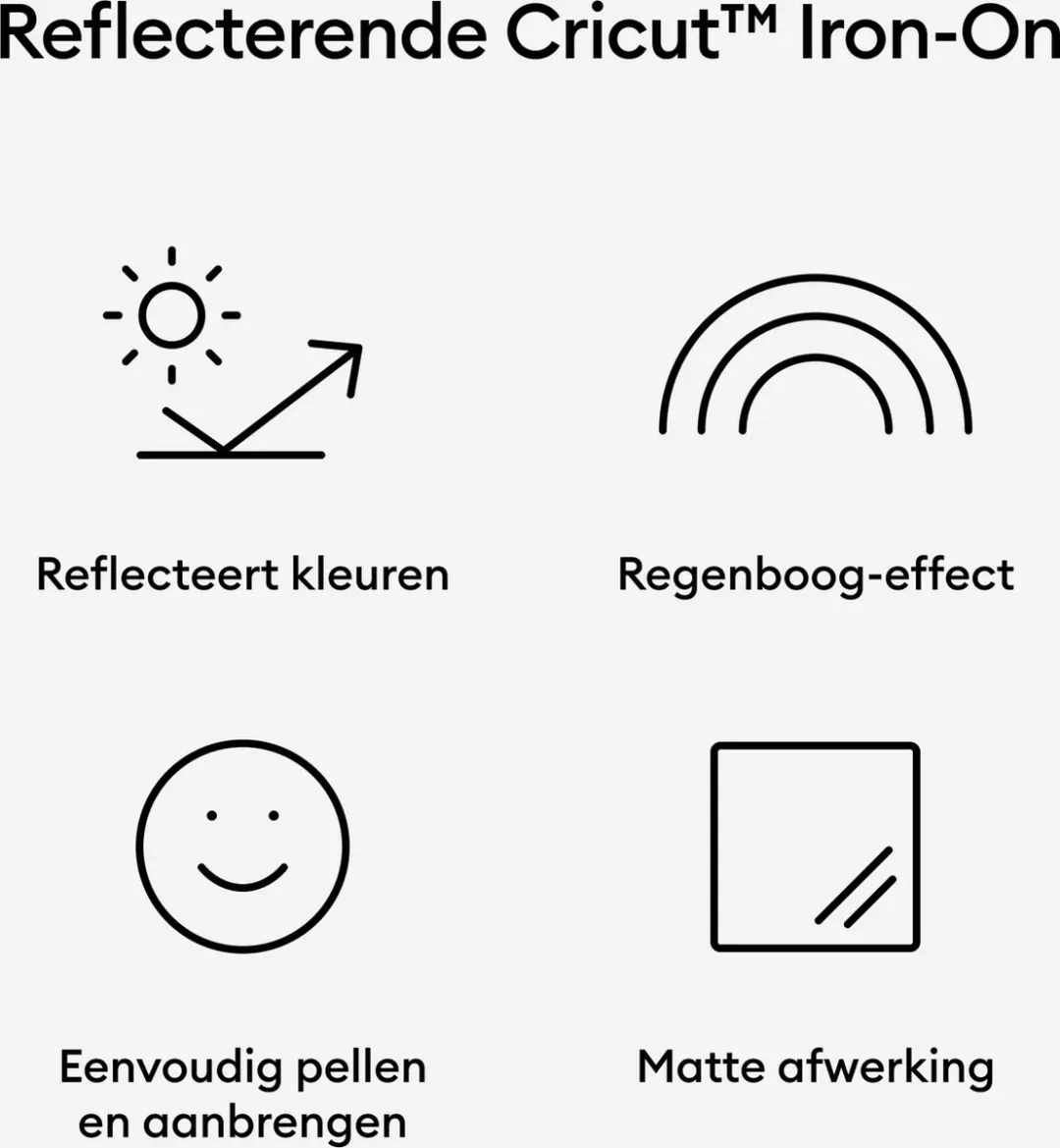 Cricut Iron-On Reflectief Folie Meerkleurig - afbeelding 3 van 6