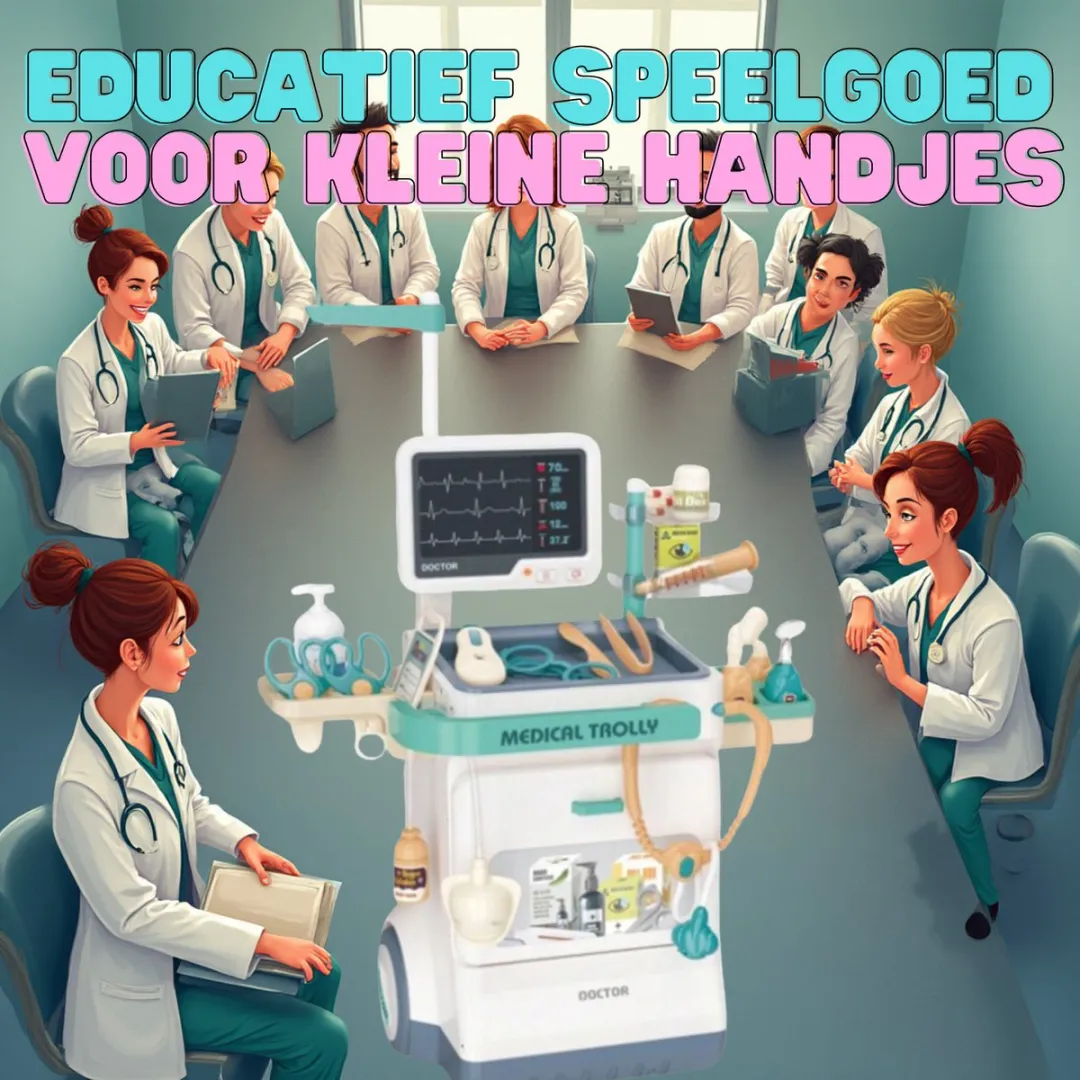 LEAN Toys Dokterset 26-delig - Blauw