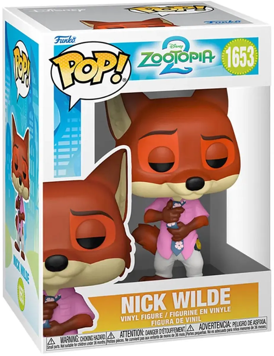 Funko Pop! Disney Zootopia 2 Nick Wilde #1653 - Meerkleurig - afbeelding 6 van 6