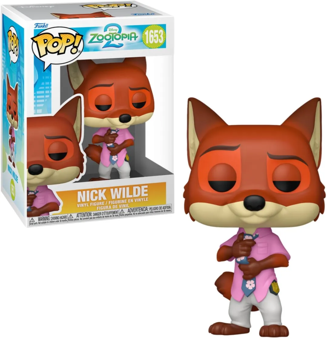 Funko Pop! Disney Zootopia 2 Nick Wilde #1653 - Meerkleurig