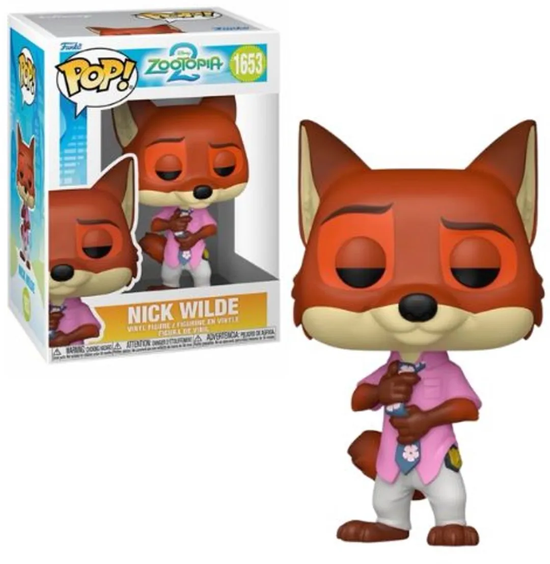 Funko Pop! Disney Zootopia 2 Nick Wilde #1653 - Meerkleurig